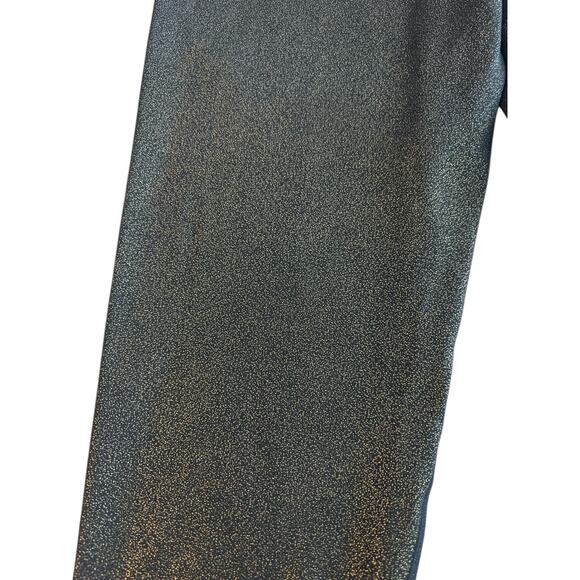NIKE BLACK GOLD SHIMMER LEGGINGS SIZE MEDIUM - Picture 7 of 7